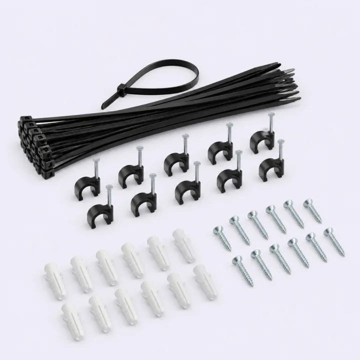 Material Support (paku klem, kabel ties, skrup,dll)